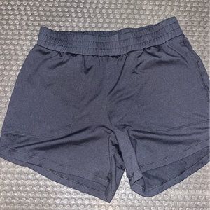 Black athletic shorts high waisted